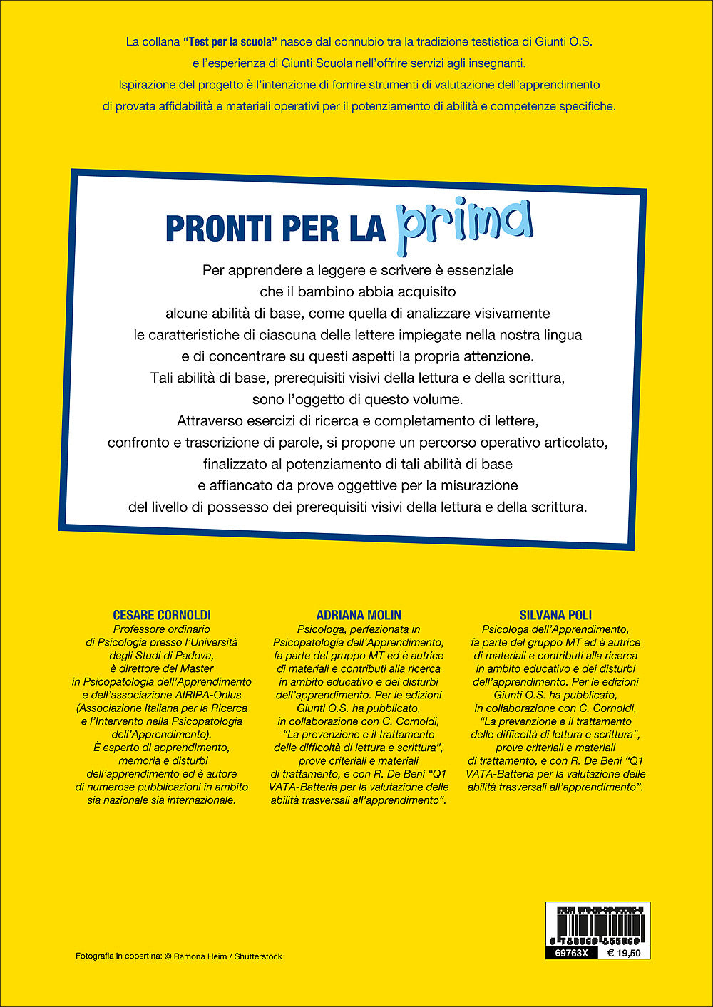 Pronti per la prima::Analisi e attenzione visiva nelle prime fasi di apprendimento della lettura e della scrittura - Test per la scuola