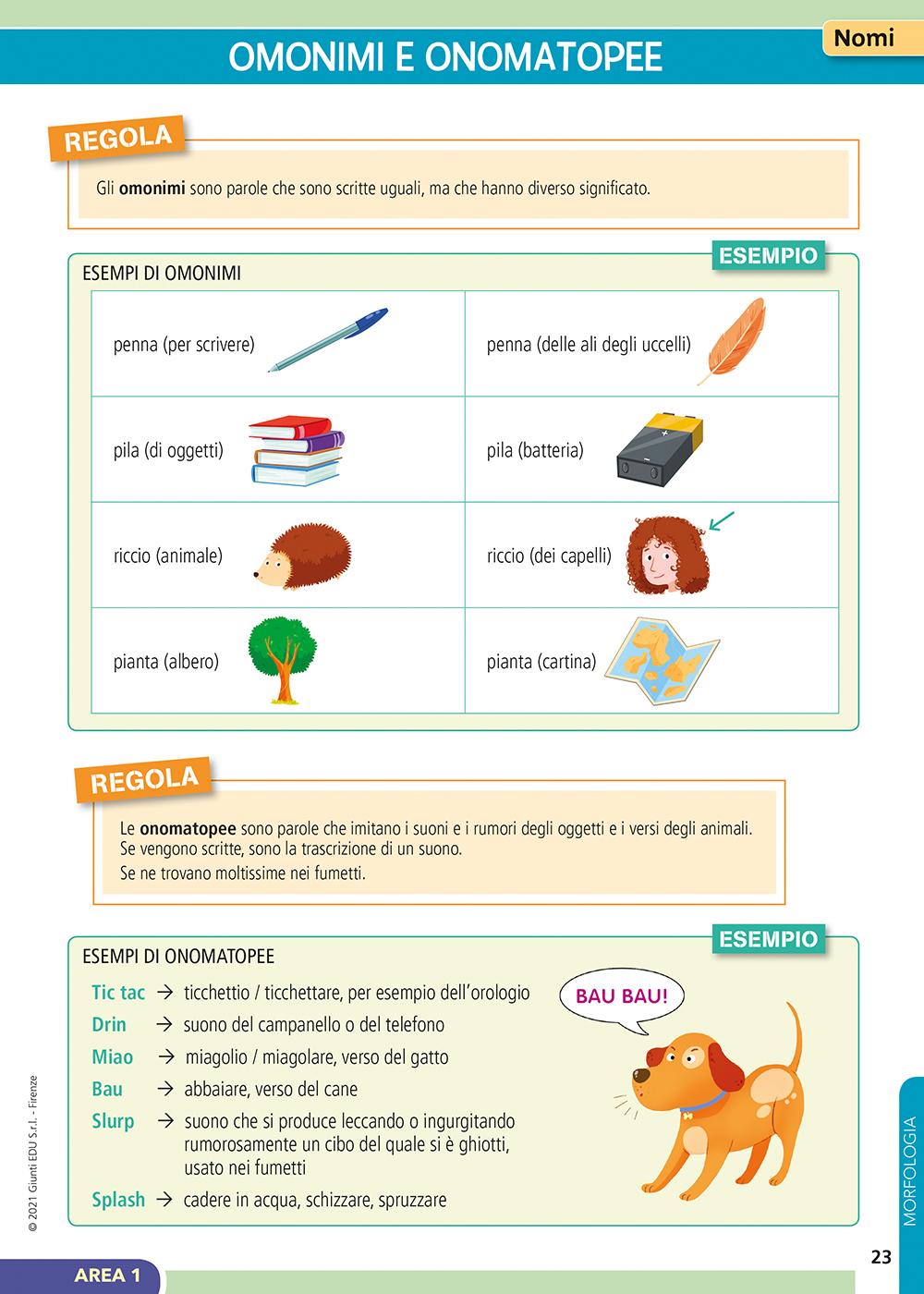 IL MIO QUADERNO AMICO DI ITALIANO::Le regole sempre a portata di mano