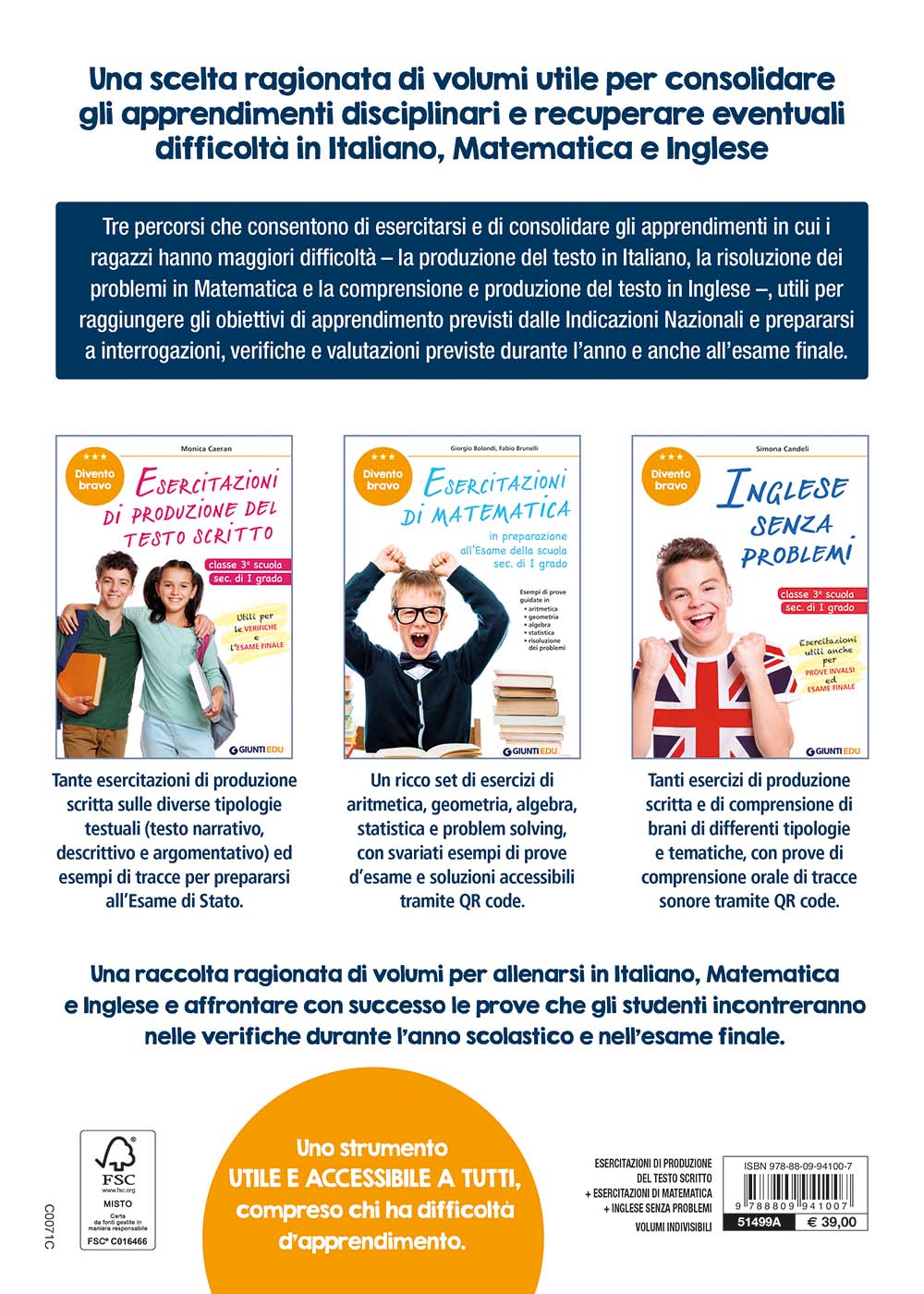 Esercitarsi in Italiano, Matematica e Inglese