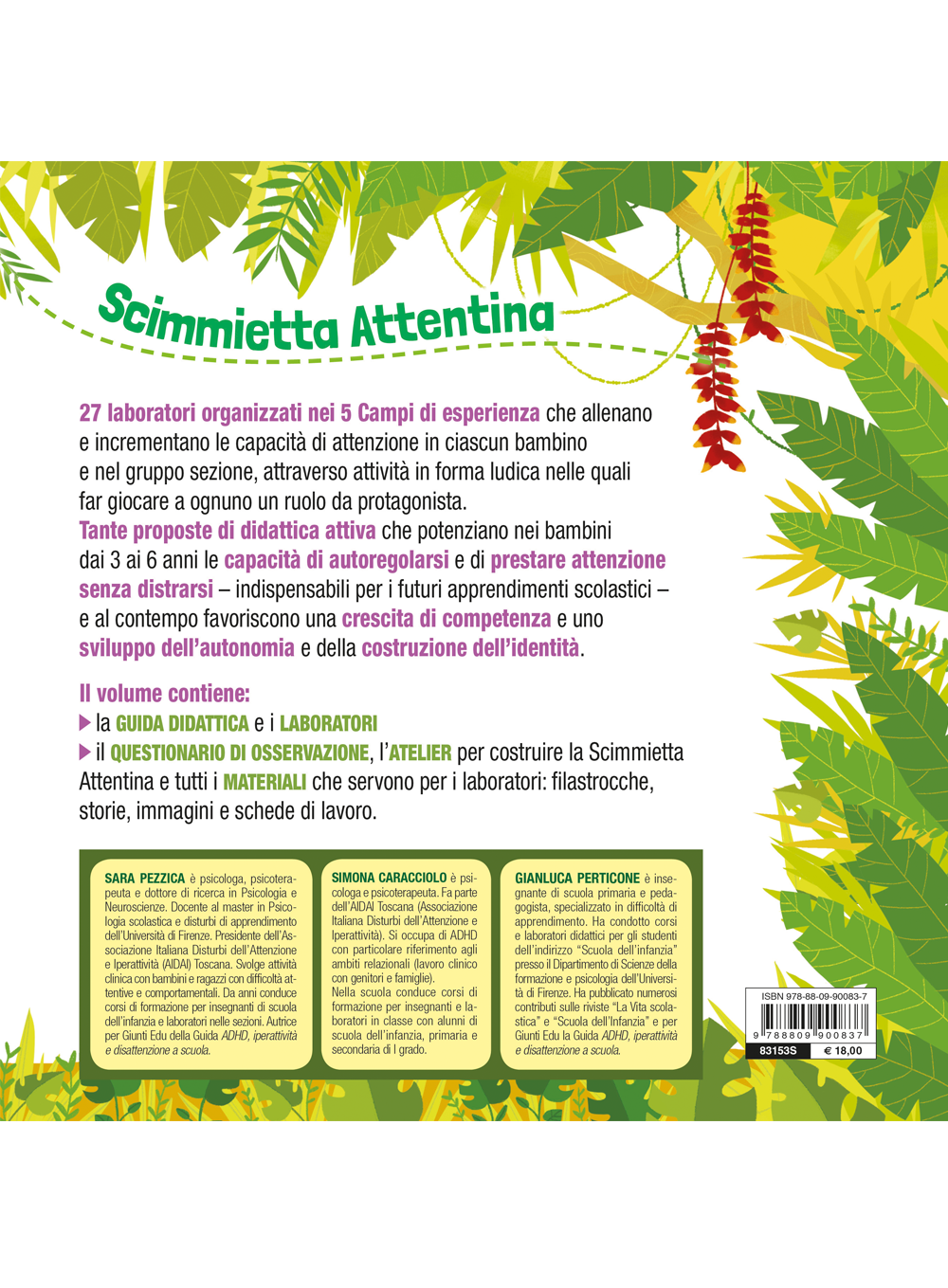 Scimmietta Attentina::Strategie e attività per potenziare l'attenzione alla Scuola dell'Infanzia