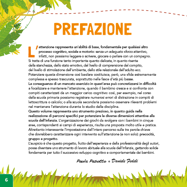 Scimmietta Attentina::Strategie e attività per potenziare l'attenzione alla Scuola dell'Infanzia