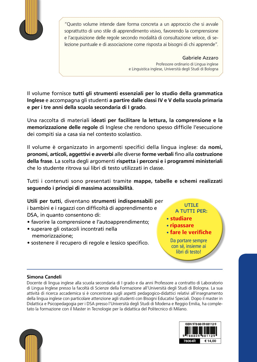 Il Diario delle Regole di Inglese::Mappe, schemi e tabelle