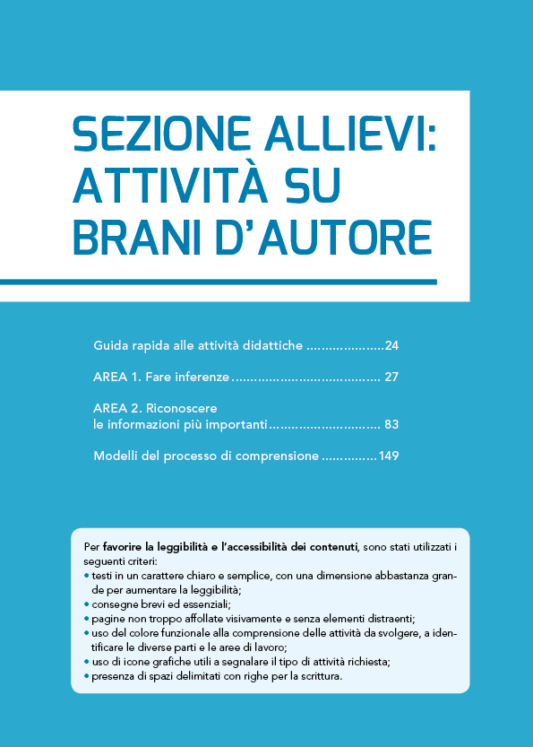 La comprensione del testo::Attività su brani d’autore per le classi IV e V primaria