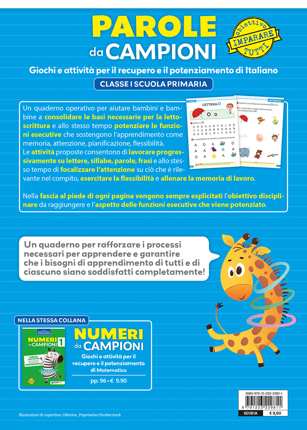 PAROLE DA CAMPIONI 1::Giochi e attività per il recupero e il potenziamento ITALIANO