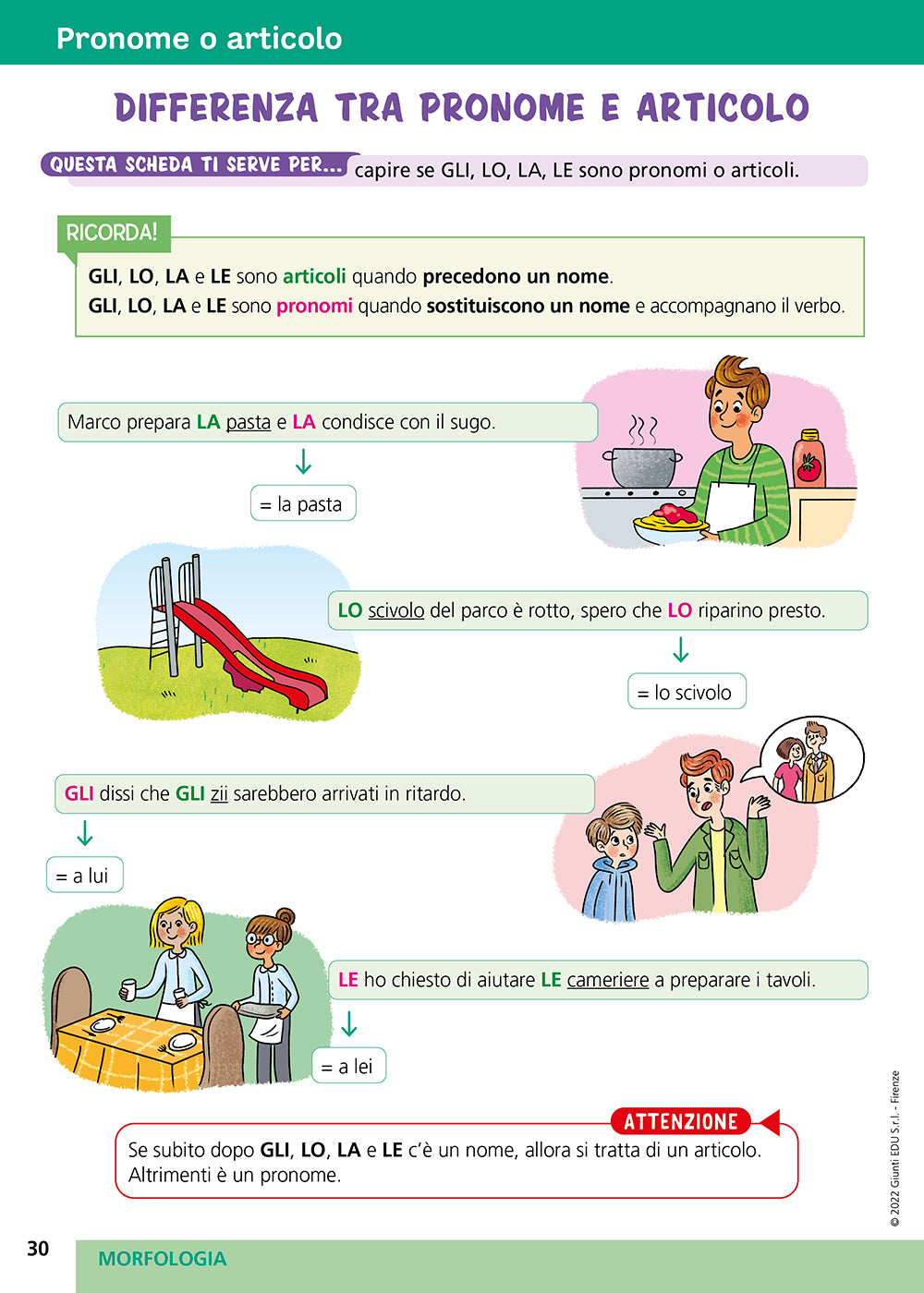 Strumenti compensativi- Il quaderno di grammatica::Morfologia e sintassi