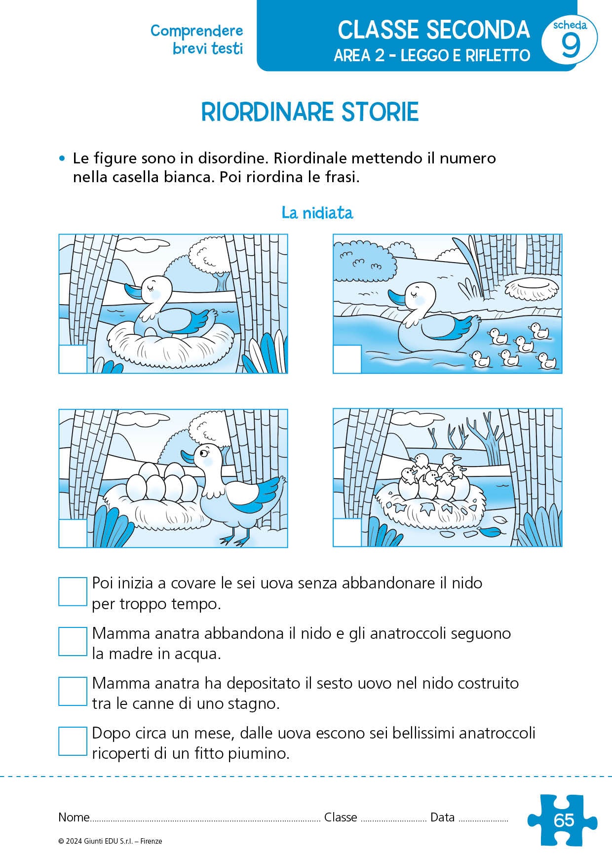 Attività di approfondimento per la comprensione di parole, frasi e brani::Classi I,II e III della Scuola Primaria