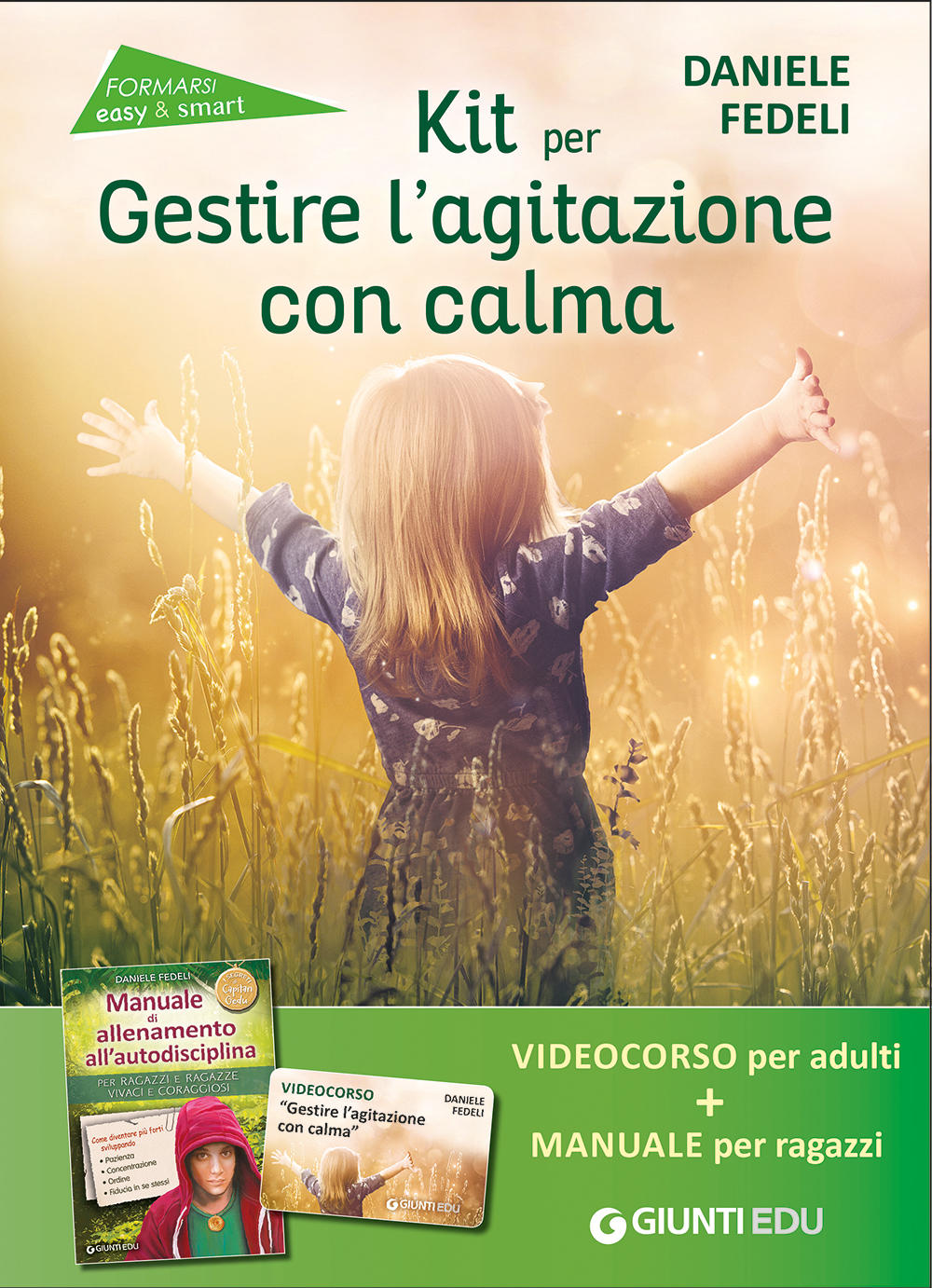 Kit per gestire l'agitazione con calma ::1 Videocorso per l'adulto + 1 Manuale per il ragazzo