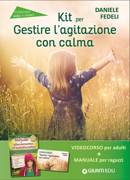 Kit per gestire l'agitazione con calma ::1 Videocorso per l'adulto + 1 Manuale per il ragazzo